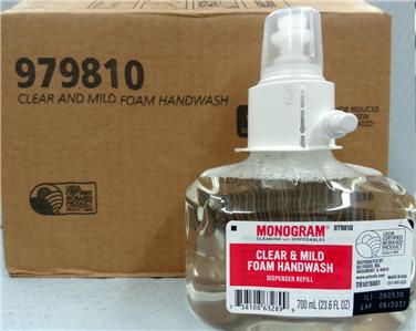 Monogram Clear & Mild Foam Handwash Dispenser Refill ...