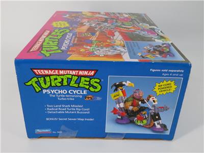 Starjack 148 中古品　タッピーアート NEW - 1990 Playmates Teenage Mutant Ninja Turtles Psycho Cycle