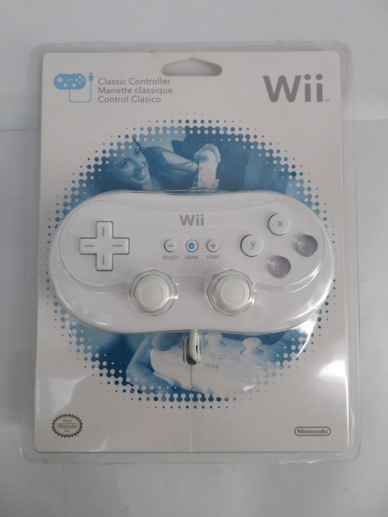 NEW - OEM Genuine Nintendo Wii Wired White Classic Controller RVL-005 - SEALED