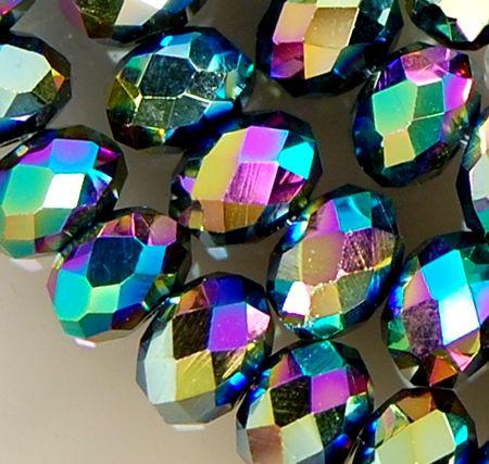 72pcs 8x10mm Multicolor Swarovski Crystal Gemstone Loose Beads 5040