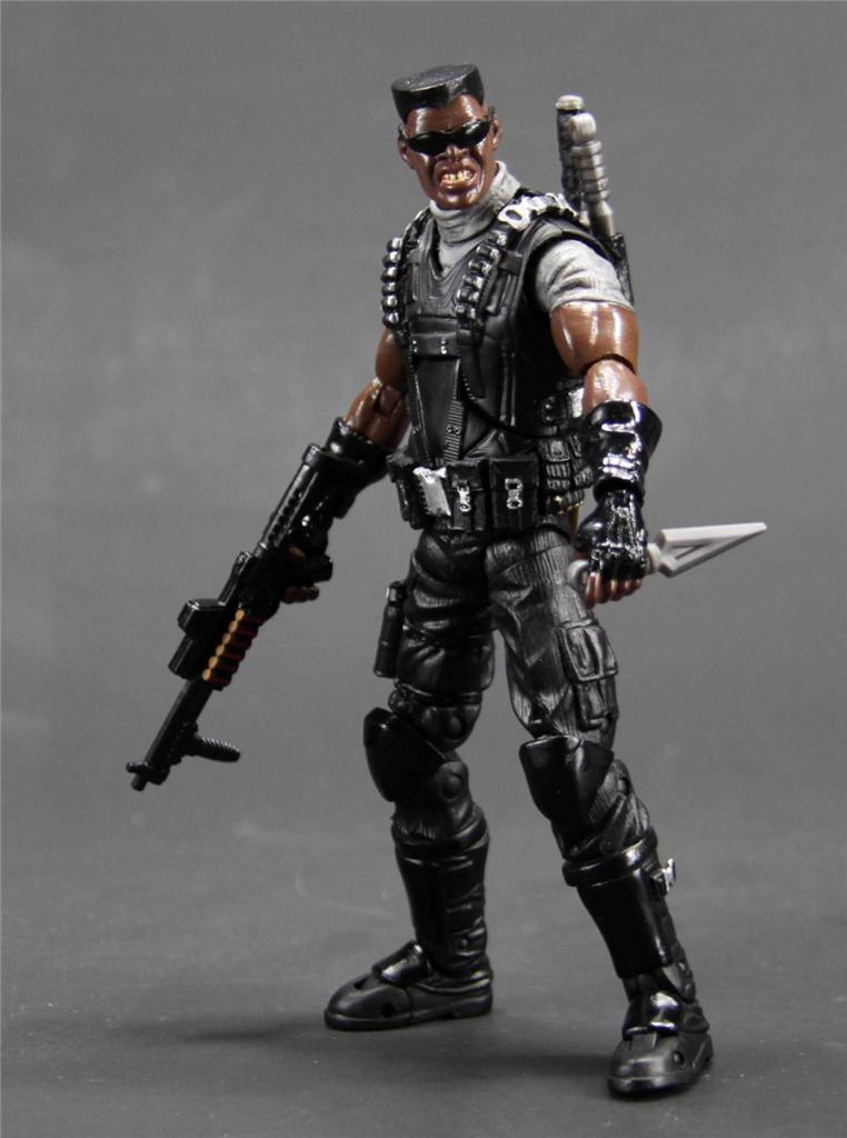 Custom Marvel Legends Blade the Vampire Hunter DC Universe fully loaded ...