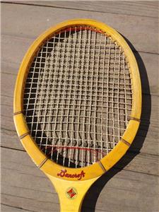Raquette De Tennis Vintage Bancroft Aussie En Bois Laminé - Made In USA - Fonctionnelle