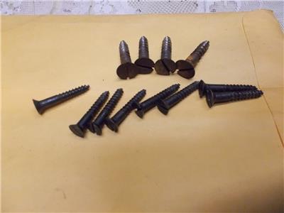 Vintage Singer Treadle Sewing Machine Cast Iron Base Screws-Frame 2 Top /& Drawer
