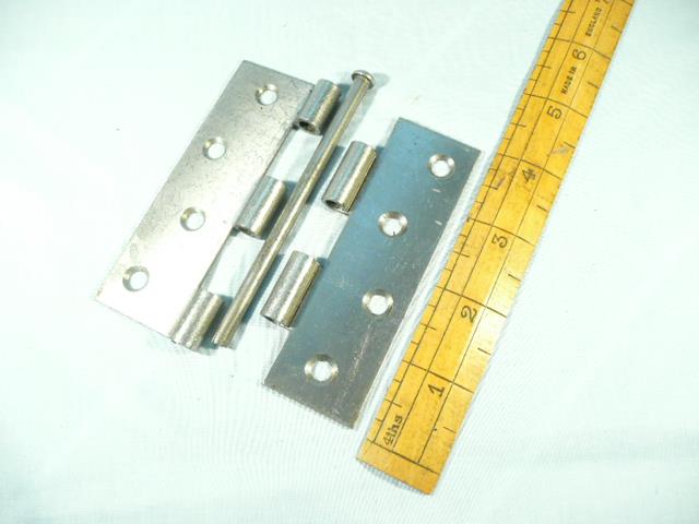3"(75mm)or4"(100mm) LOOSE PIN LIGHT BUTT HINGES(PAIR-BRASS OR SELF COLOUR STEEL) - Picture 10 of 10