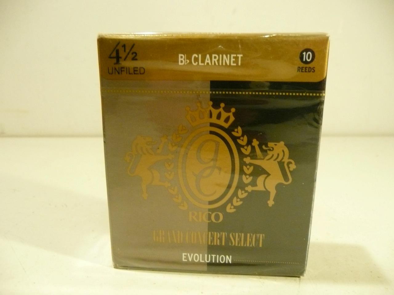 10 D'ADDRIO RICO GRAND CONCERT SELECT EVOLUTION Bb CLARINET REEDS UNFILED - Picture 12 of 12