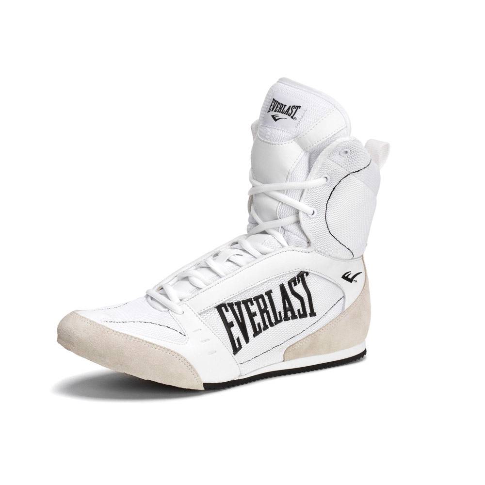 Everlast Hurricane High Top Pro Competition Boxing Shoes (White) - hi ...