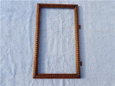 Walnut Shelf Mantle Parlor Kitchen Clock Door Ansonia Waterbury