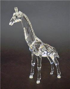 swarovski crystal giraffe