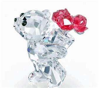 SWAROVSKI CRYSTAL KRIS BEAR SAY IT WITH ROSES 5063324 MINT BOXED