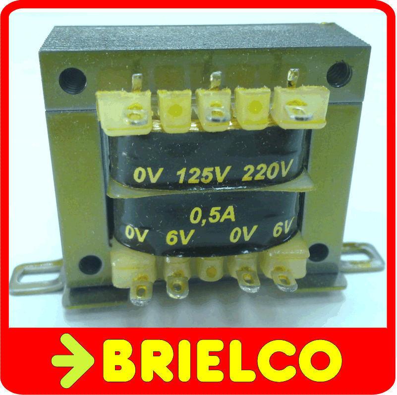 TRANSFORMADOR ALIMENTACION 220VAC A 6V+6V 0.75A 12V 0.5A CHASIS ABIERTO BD8286