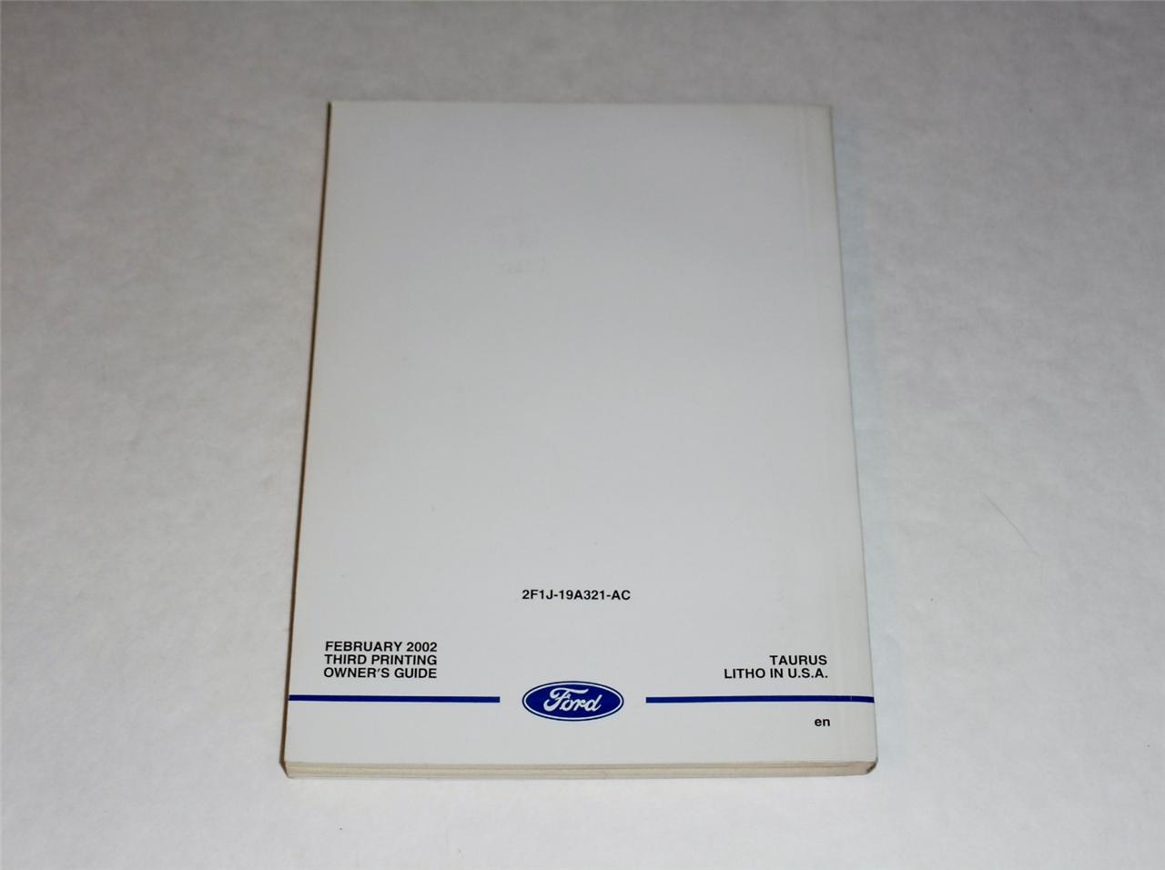 2002 Ford taurus service manual #6