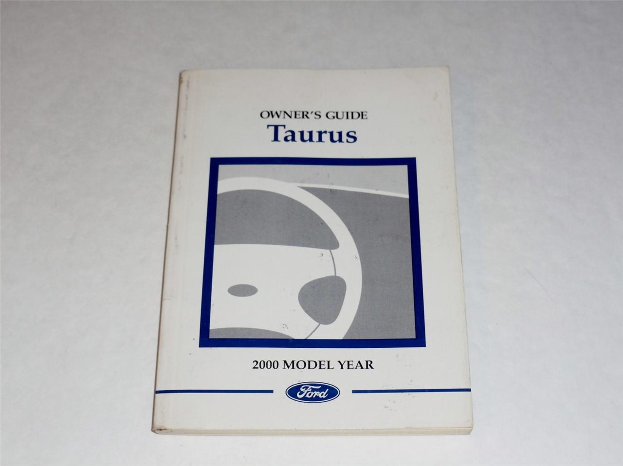 Owners manual for 2000 ford taurus #5