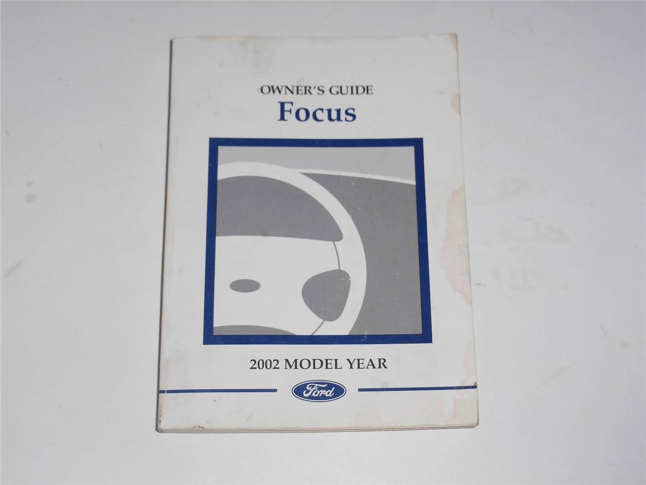 2002 Ford focus user manual #6