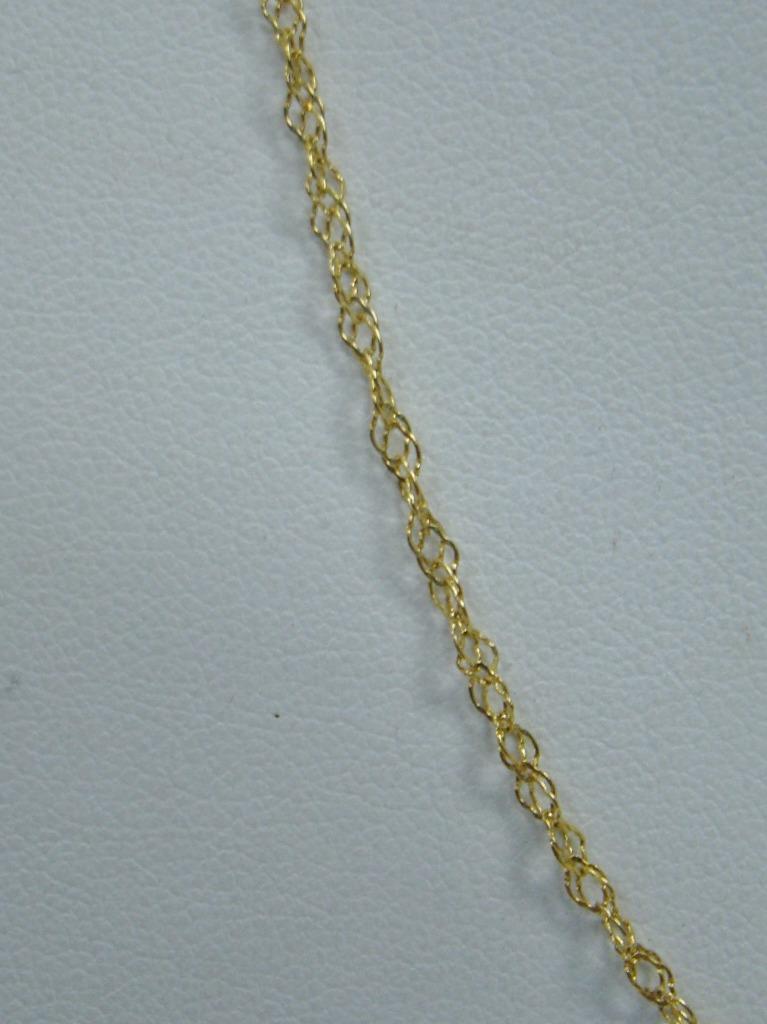SOLID 14K YELLOW GOLD 18