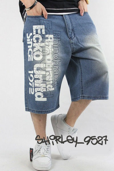 Nwt Ecko Unltd Mens Shorts Jeans Denim Baggy Loose Hip-Hop Streetwear ...