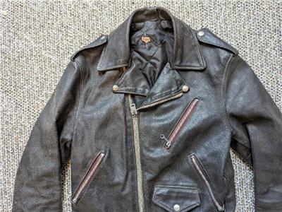 Schott ショット ボアライナー レザージャケット 本革 ブラウン