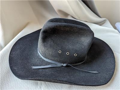 Chapeau de cowboy castor Stetson vintage : style western, taille 7 1/4 - France