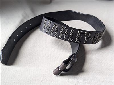 vintage HARLEY DAVIDSON motorcycle 36 buckle belt SPELLOUT