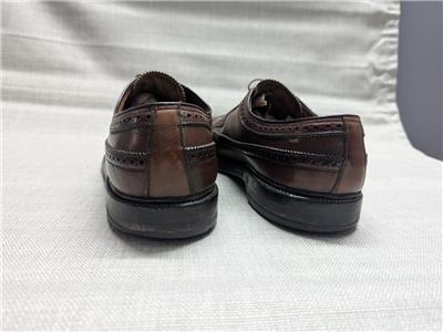 vintage FLORSHEIM IMPERIAL wingtips 10.5 B brown LONGWING kenmoor
