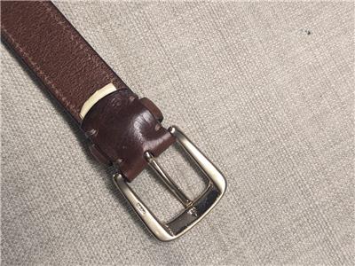 vintage SAKS FIFTH AVENUE dress belt 40 italian leather FULL 