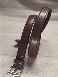 vintage SAKS FIFTH AVENUE dress belt 40 italian leather FULL  display picture 1