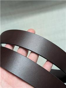 vintage CARHARTT leather belt 38 brown Y2K full grain  display picture 1