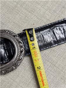vintage 1990s belt BRIGHTON reversible 32 black/brown  display picture 2