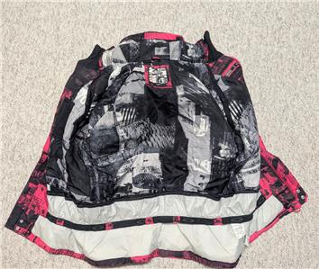 vintage Y2K ski jacket OAKLEY snowboard L parka coat HOODED