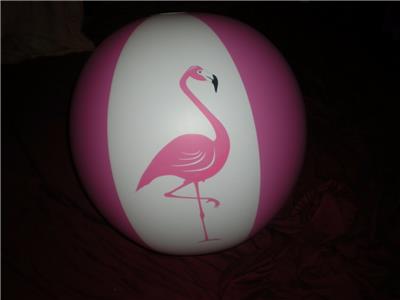flamingo beach ball
