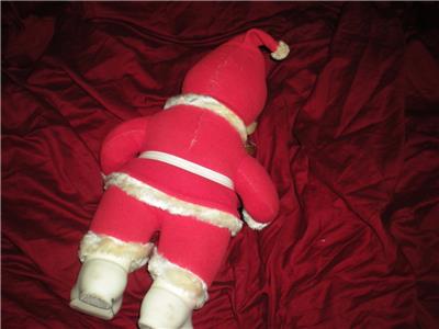 coca cola stuffed santa