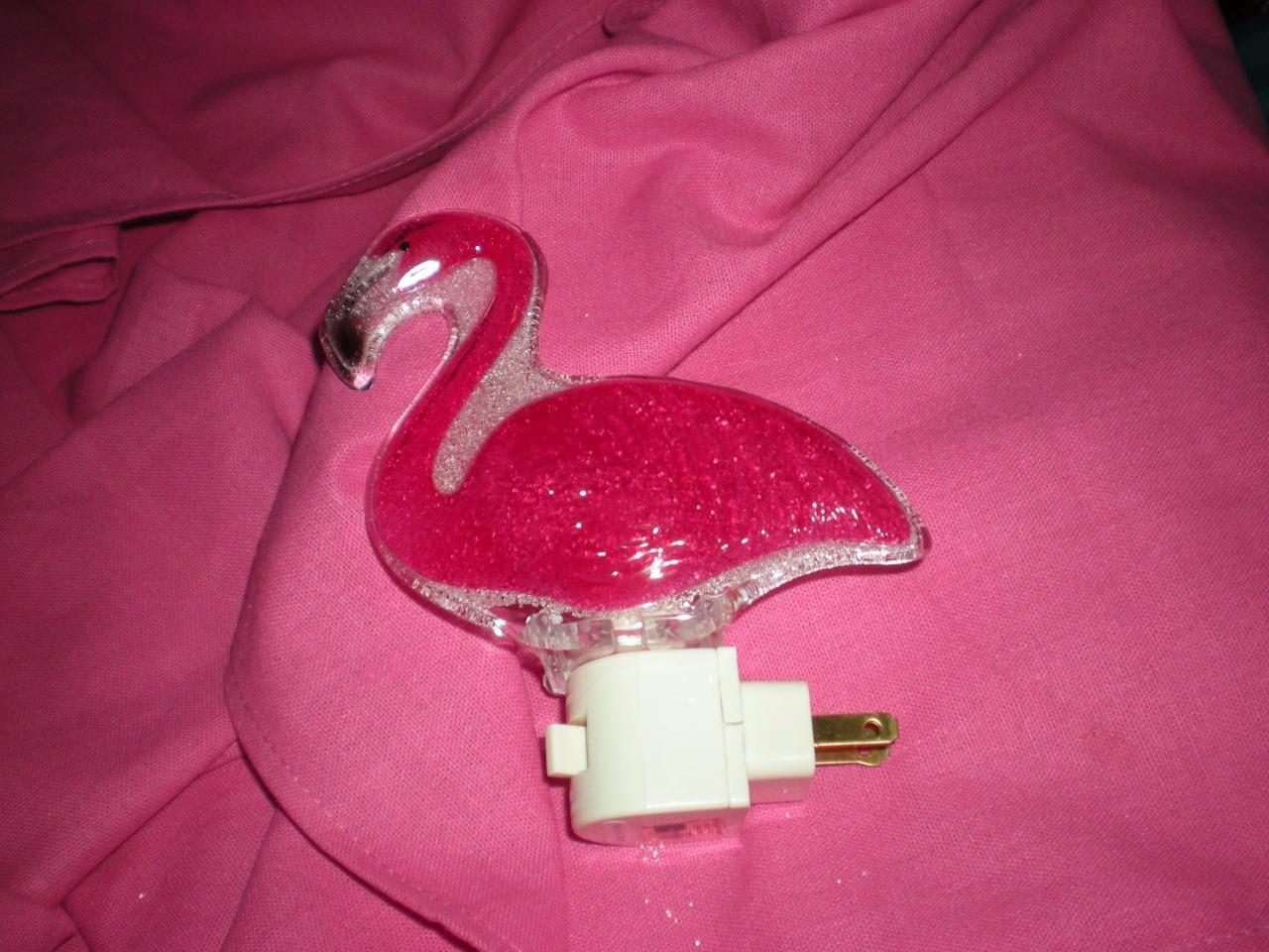 TROPICAL FLORIDA PINK FLAMINGO NIGHT LIGHT | eBay