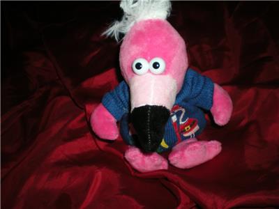 stuffed christmas flamingo