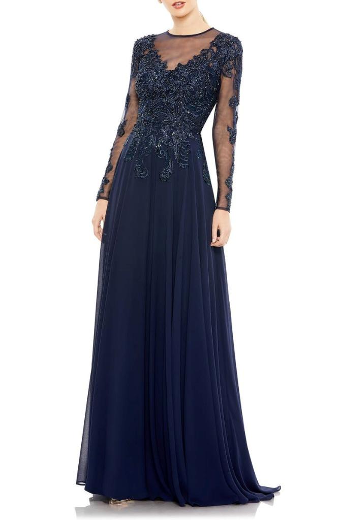 lace sleeve cocktail dress Champagne Floral Lace Long Sleeve Ruffle Hem Mini Dress