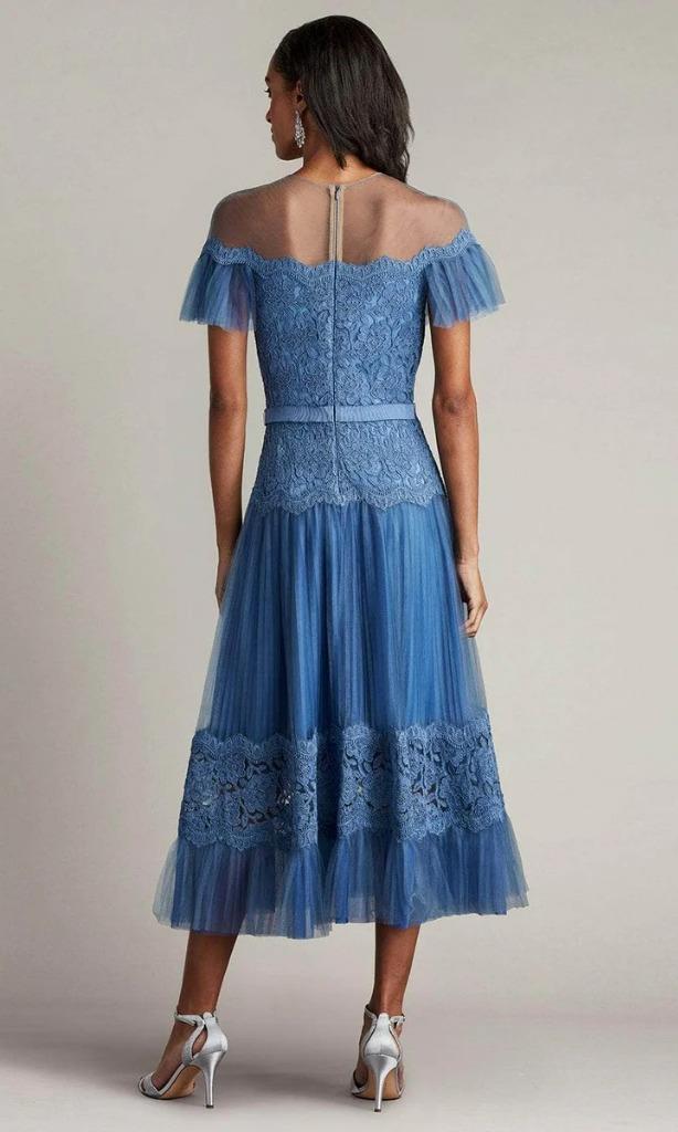 ドラミさま専用 Tadashi Shoji CFJ24361MD -Flutter Sleeve A-Line Dress- Size