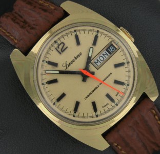 lucerne swiss "day-date" raritt 1970 ungetragen