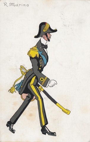 a167 ww1 umoristica regia marina viaggiata | ebay