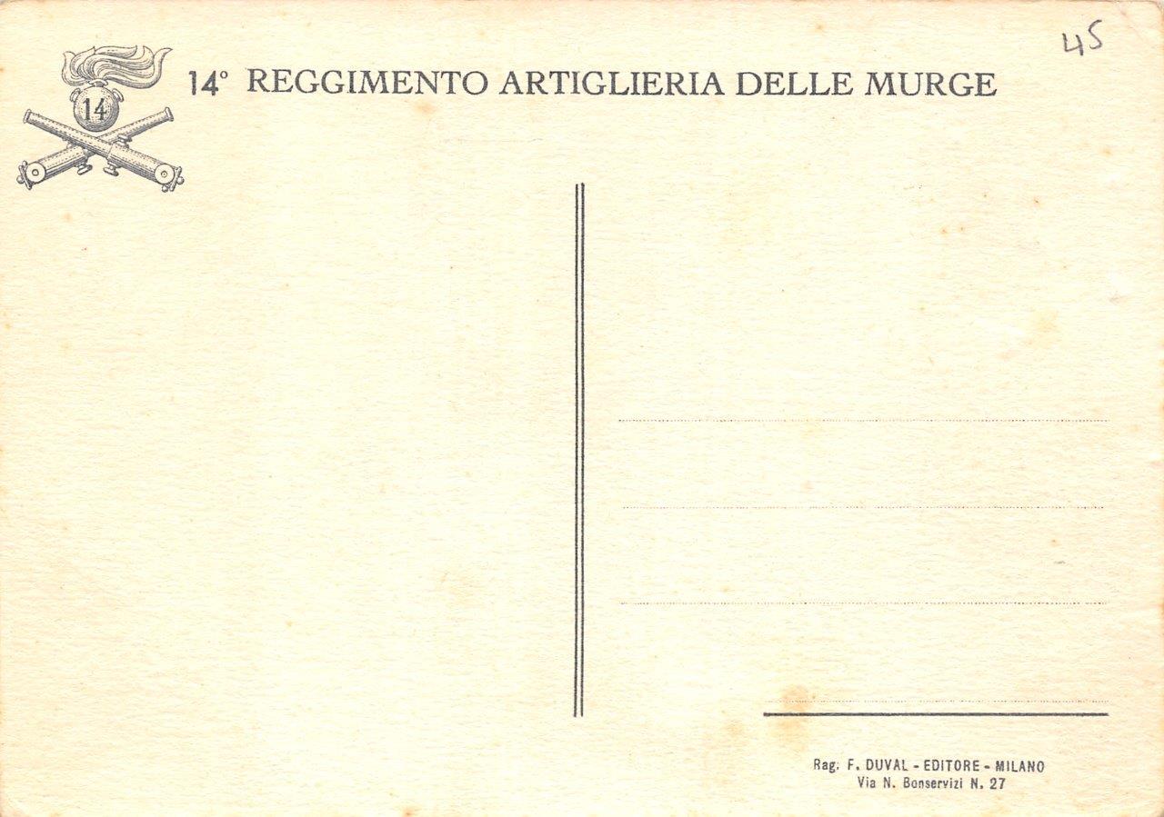 Z554 Ferrara 14 Reggimento Artiglieria Delle Murge Ebay