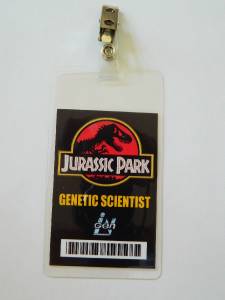 Jurassic World Raptor Handler Novelty ID Badge Prop Costume