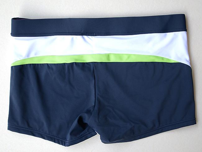 Jockey Men's Swim Trunks Shorts Swimwear Unlined White/Blue XXL 38-40 ...