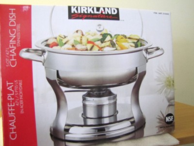 Kirkland Signature Chafing Dish 5 Qt Stainless Steel