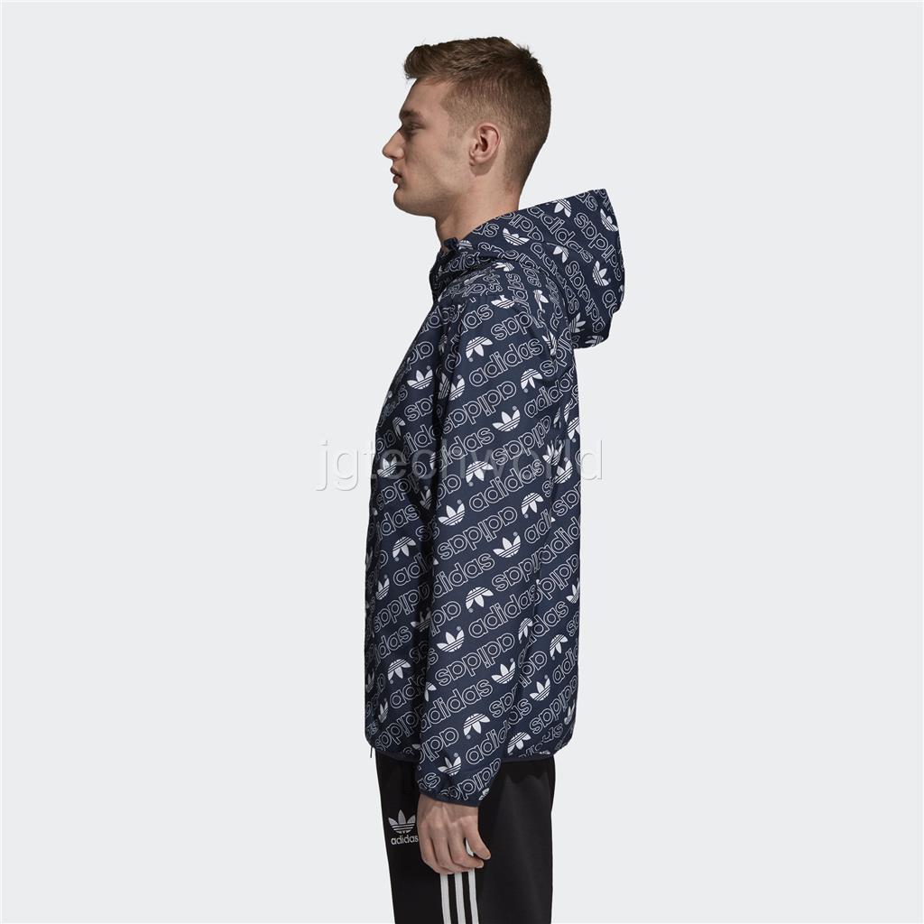 adidas Originals Leopard Print Windbreaker Trefoil Cordura F81879 Red Men Jacket L for sale 