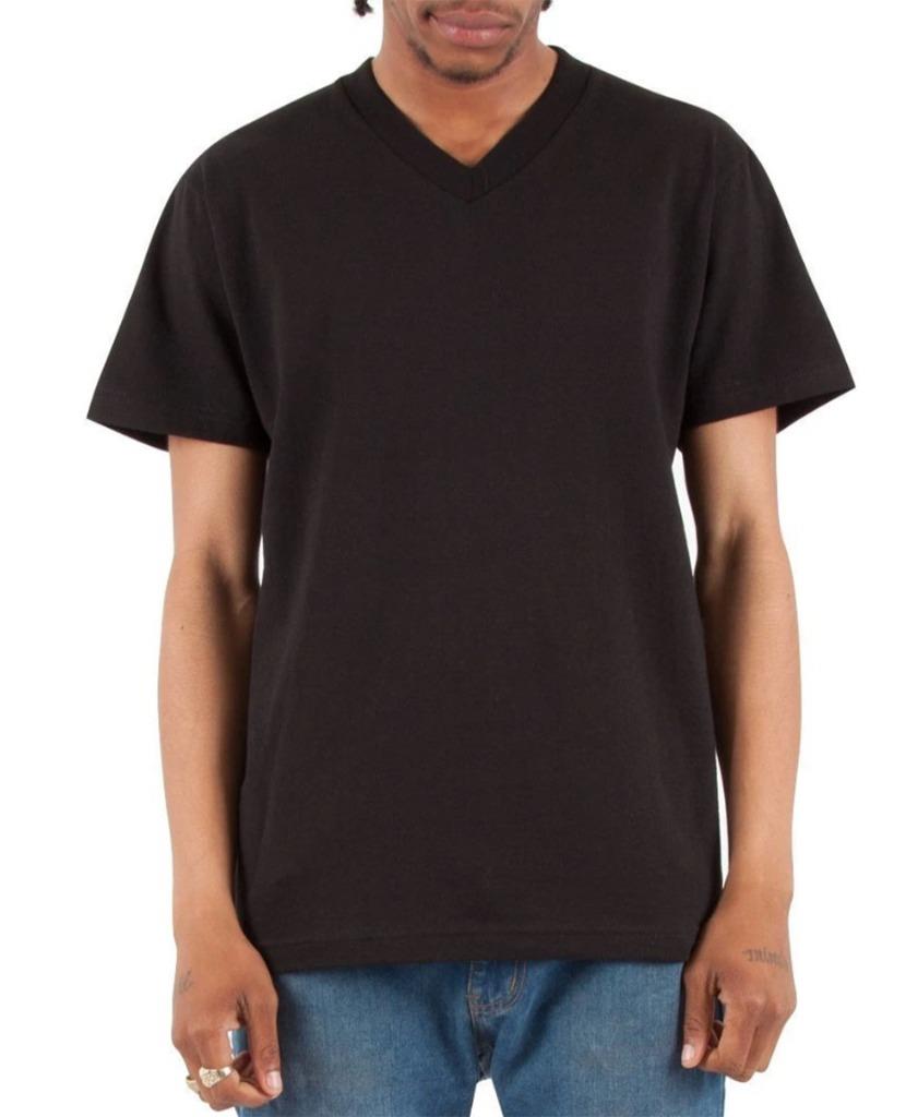 NEW MEN'S SHAKA V-NECK SHORT SLEEVE STERRT WEAR COTTON ALL SIZE FIT SHIRTS TEE - Picture 9 of 14