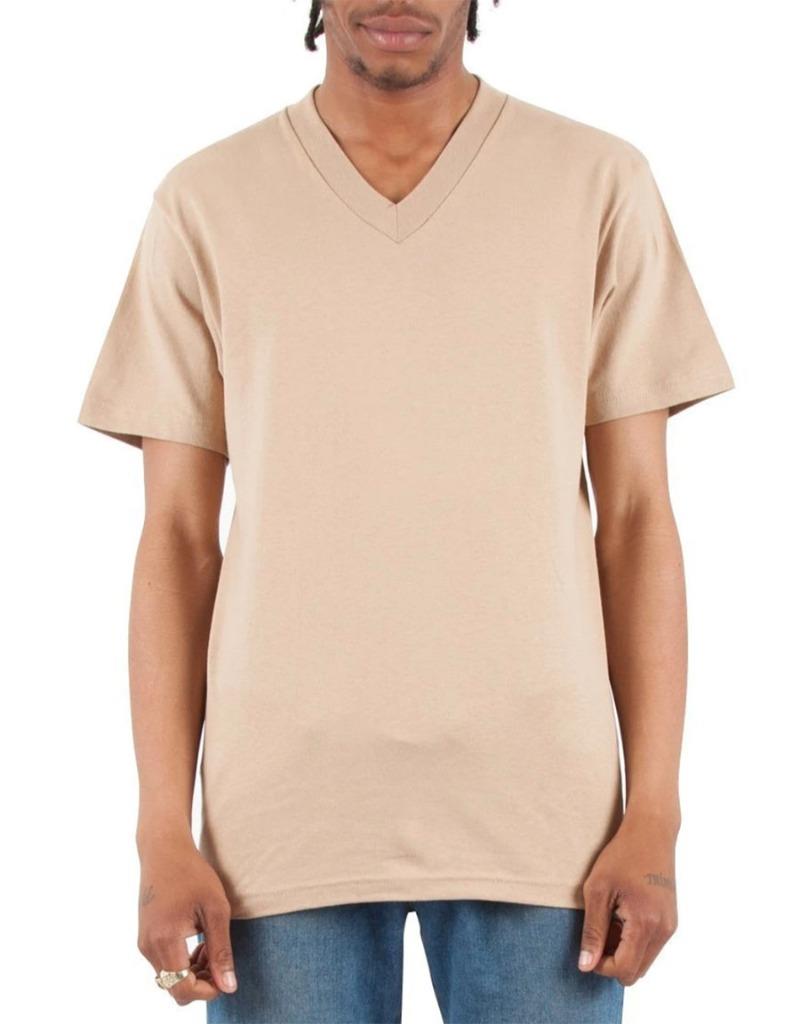 NEW MEN'S SHAKA V-NECK SHORT SLEEVE STERRT WEAR COTTON ALL SIZE FIT SHIRTS TEE - Picture 13 of 14