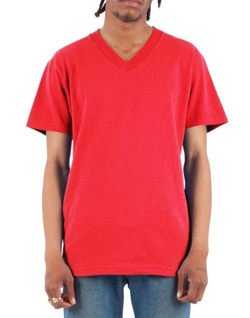 NEW MEN'S SHAKA V-NECK SHORT SLEEVE STERRT WEAR COTTON ALL SIZE FIT SHIRTS TEE - Picture 11 of 14
