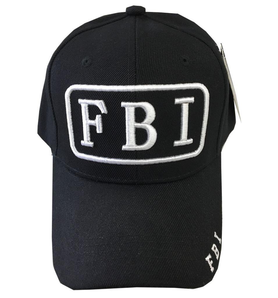 NUEVO CON ETIQUETAS POLICÍA SWAT SEGURIDAD CIA PERSONAL DEL FBI DIVERTIDO Bordado Béisbol Gorra Sombrero Negro - Imagen 14 de 16