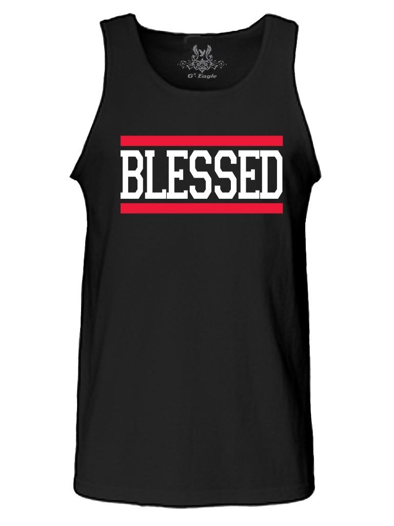 Neu Herren GESEGNET Christ Jesus Gott Kreuz Bibel Hipster Fitnessstudio MMA Baumwolle Tank Top - Bild 11 von 16