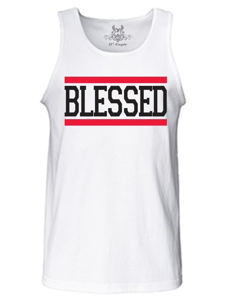 Neu Herren GESEGNET Christ Jesus Gott Kreuz Bibel Hipster Fitnessstudio MMA Baumwolle Tank Top - Bild 16 von 16