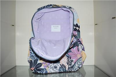 NWT VERA BRADLEY PALM FLORAL ESSENTIAL LARGE BACKPACK Vera Bradley Essential Large Backpack in Palm Floral Pattern main image 4