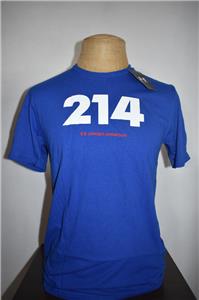 アクレント　Number logo loose uniform tee Tシャツ Under Armour Men's T-Shirt Area Code 214 Blue 1367246 400