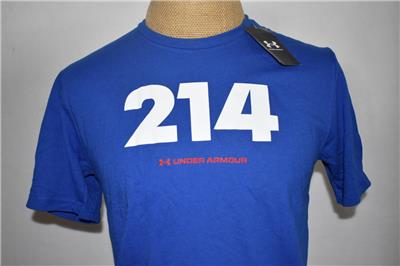 Under Armour Men's T-Shirt Area Code 214 Blue 1367246 400